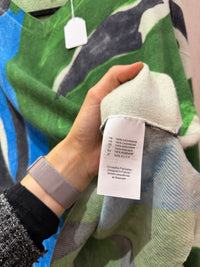 Pull vert 100 % cachemire - Esthème - T.L 10/09