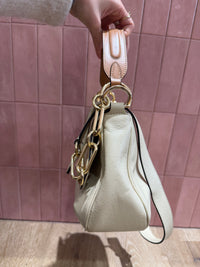 Sac beige Lancel