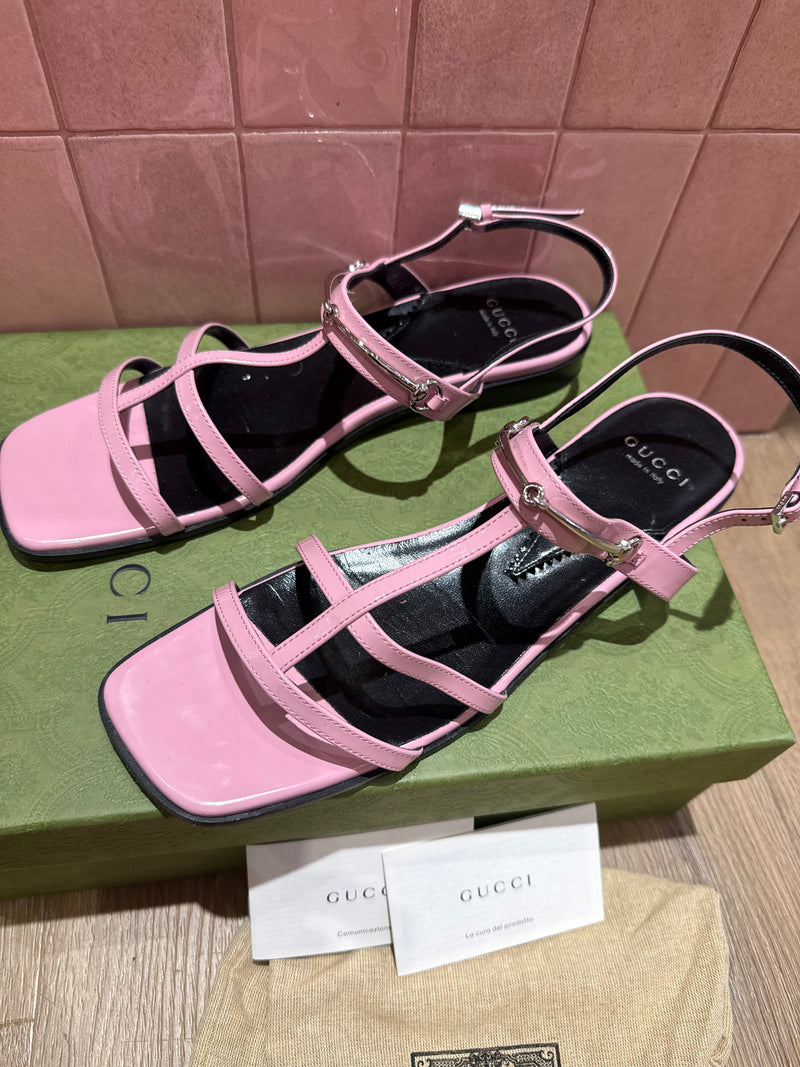 Sandales 40 Gucci roses