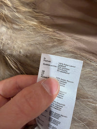 Manteau en vrai fourrure Maje T.U 10/09