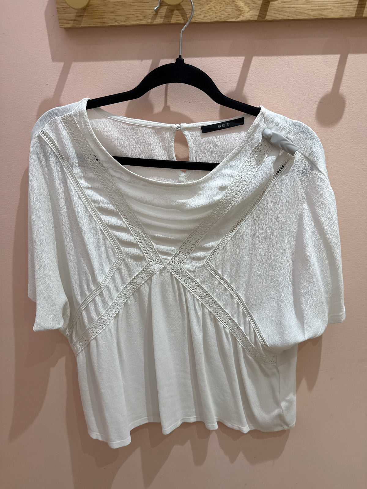 Blouse blanche MC Set