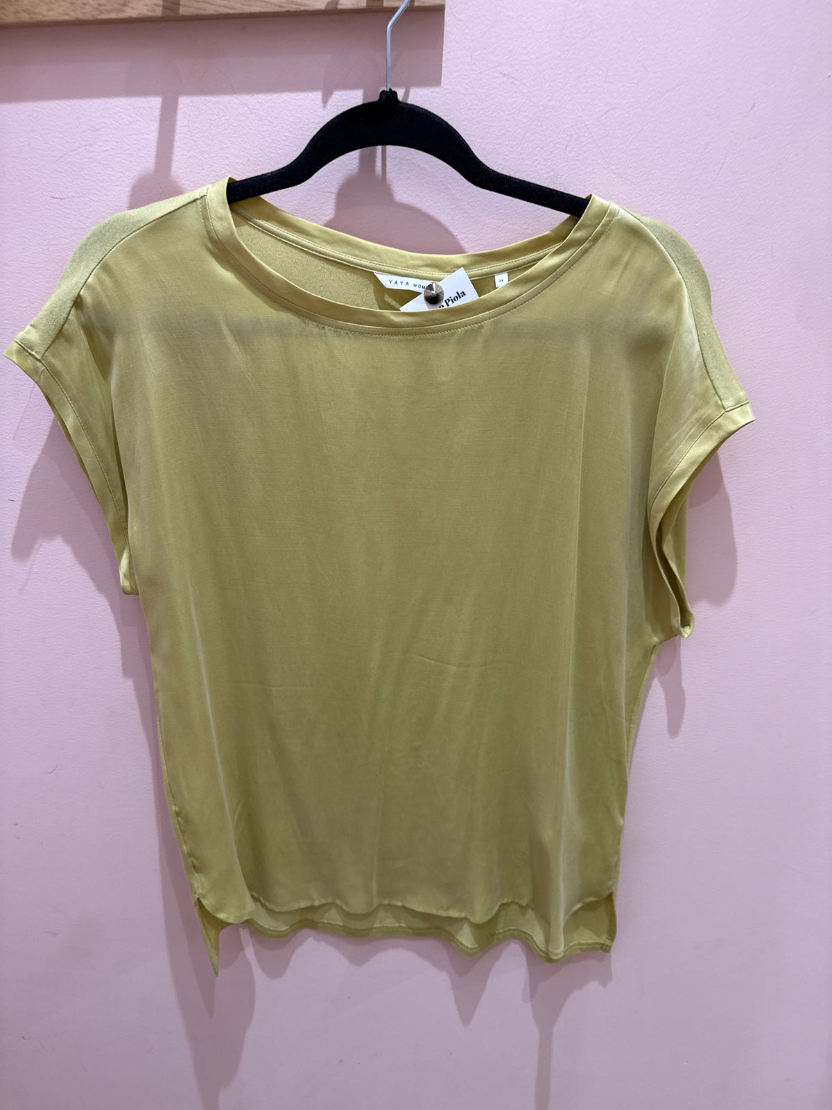 T-shirt Yaya vert satin T.M