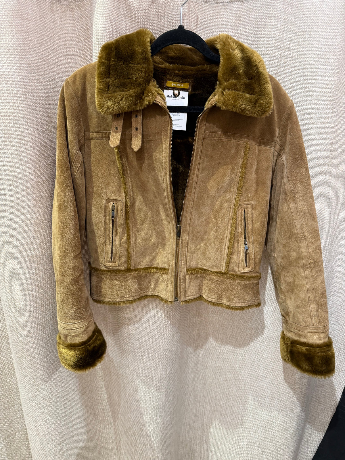 Veste Marron Croute de port André T.M