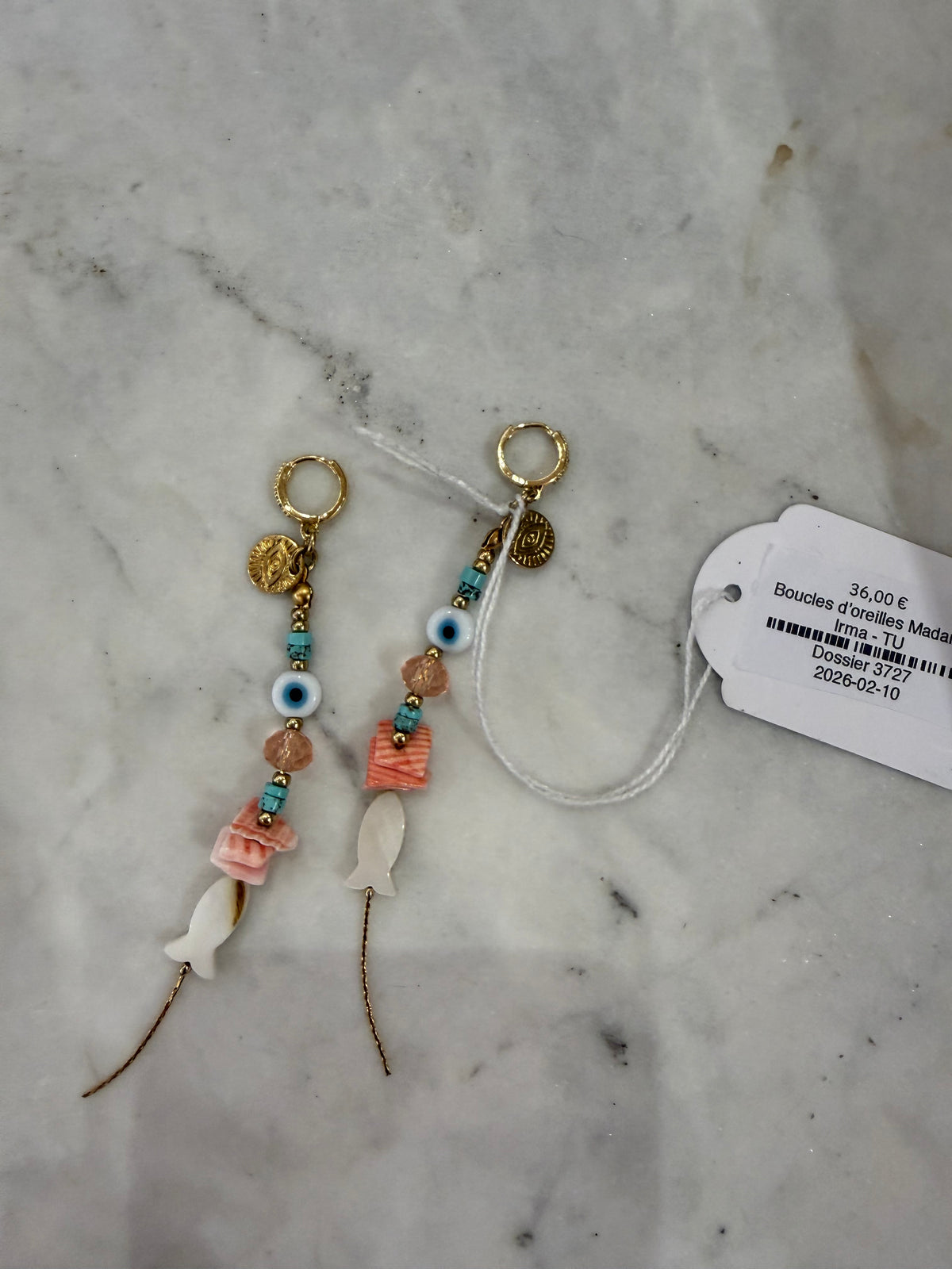 Boucles d’oreilles Madame Irmae - TU