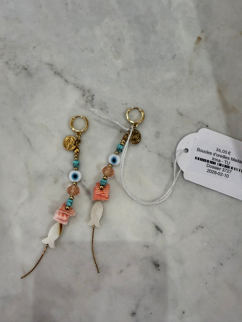Boucles d’oreilles Madame Irmae - TU