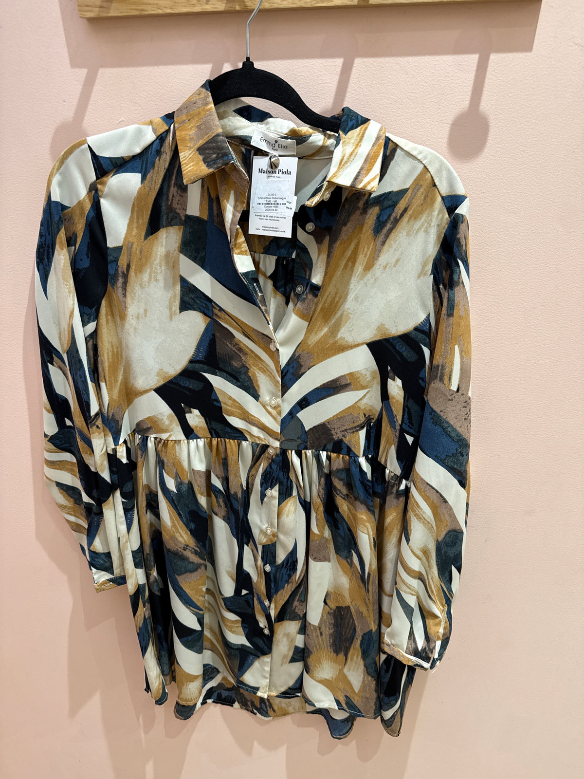 Emma Blues Robe longue T.M/L
