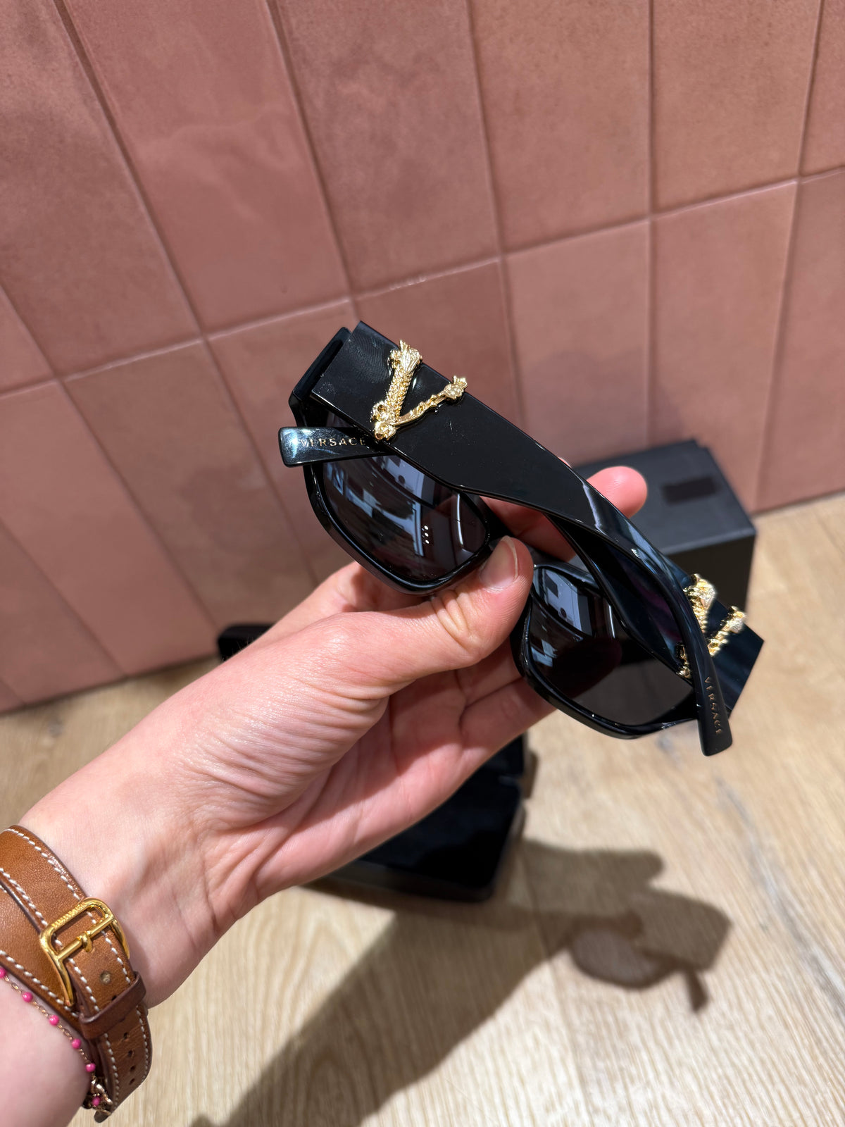 Versace lunettes soleil noir