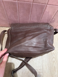 Sac marron bandoulière croisé Naterra 01/06