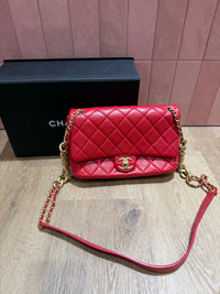 Sac Chanel timeless 27/10 rouge