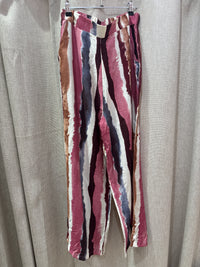 Pantalon large Mia Me rose et camel T.L