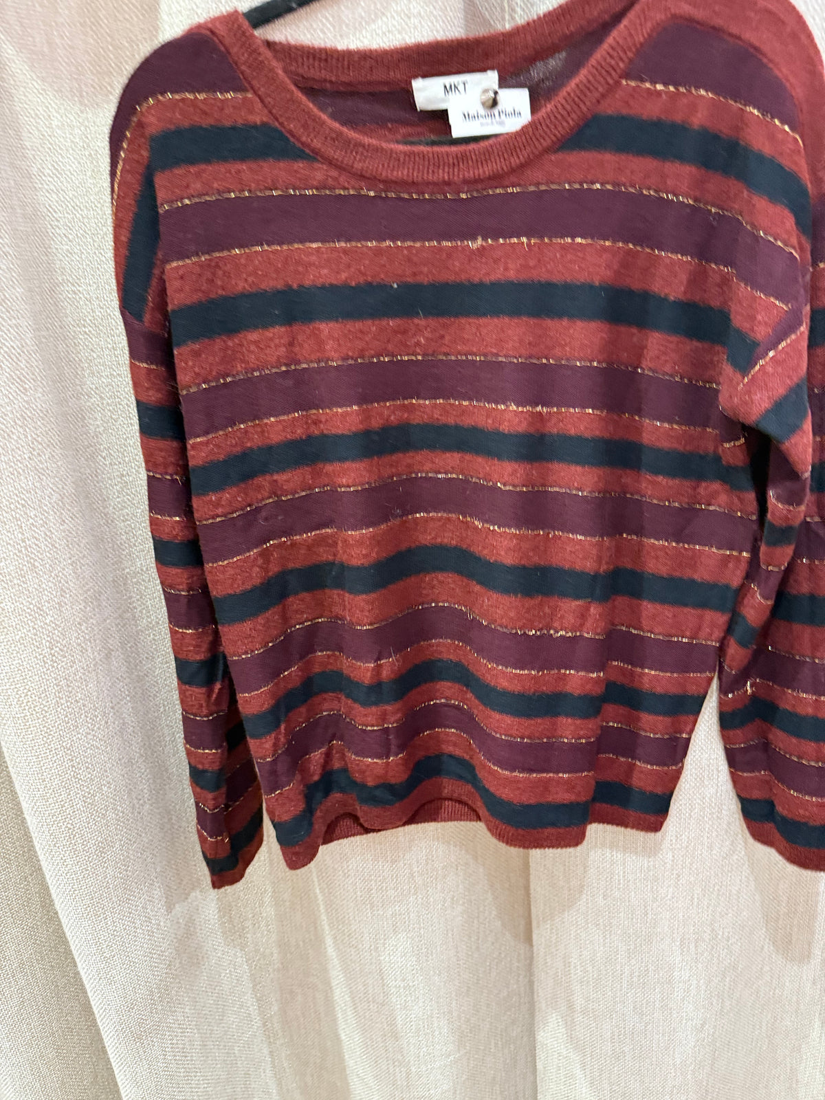Pull Mkt Noir Rouge T.M/L