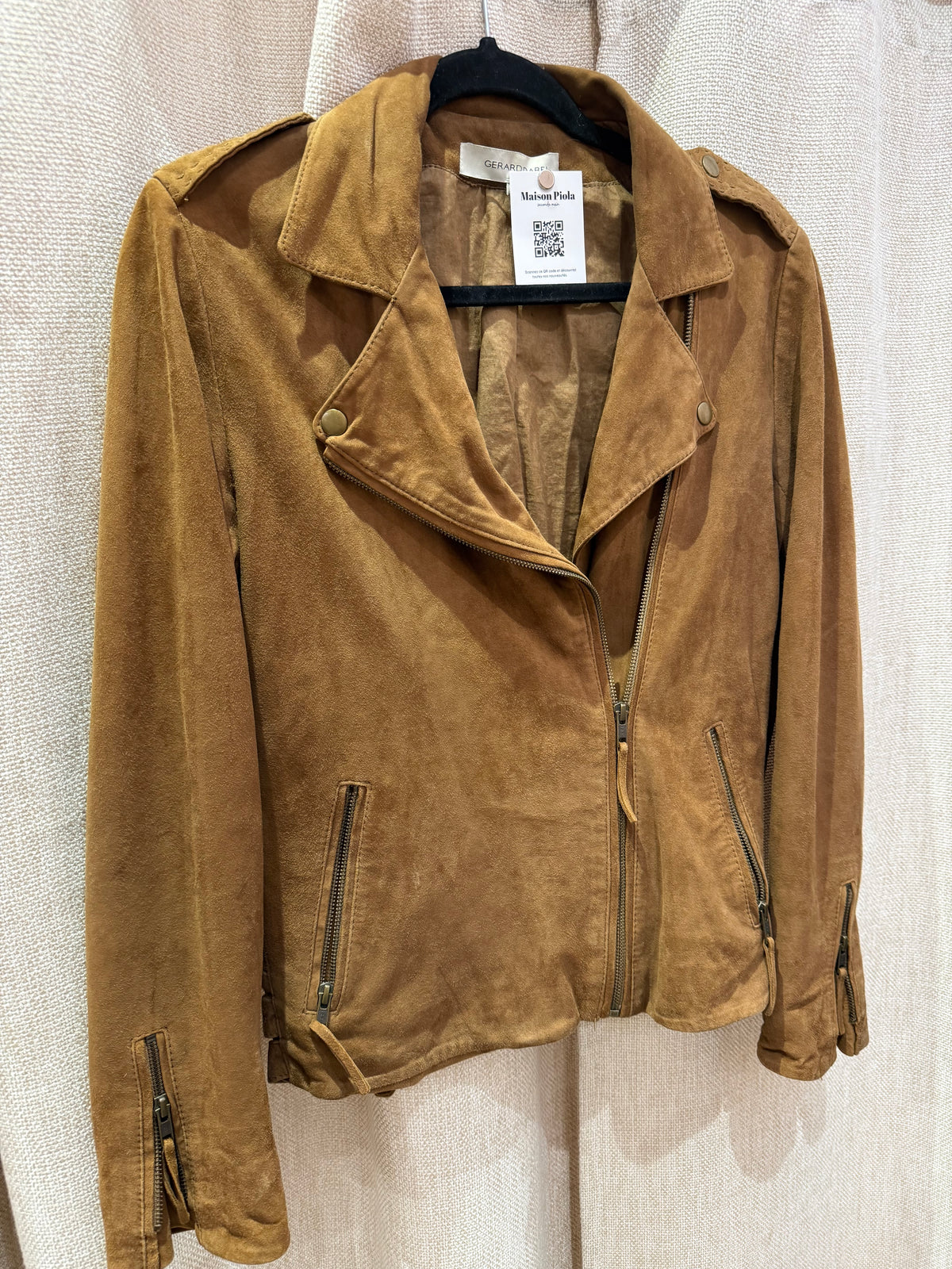 Veste en daim Gérard Darel T.L