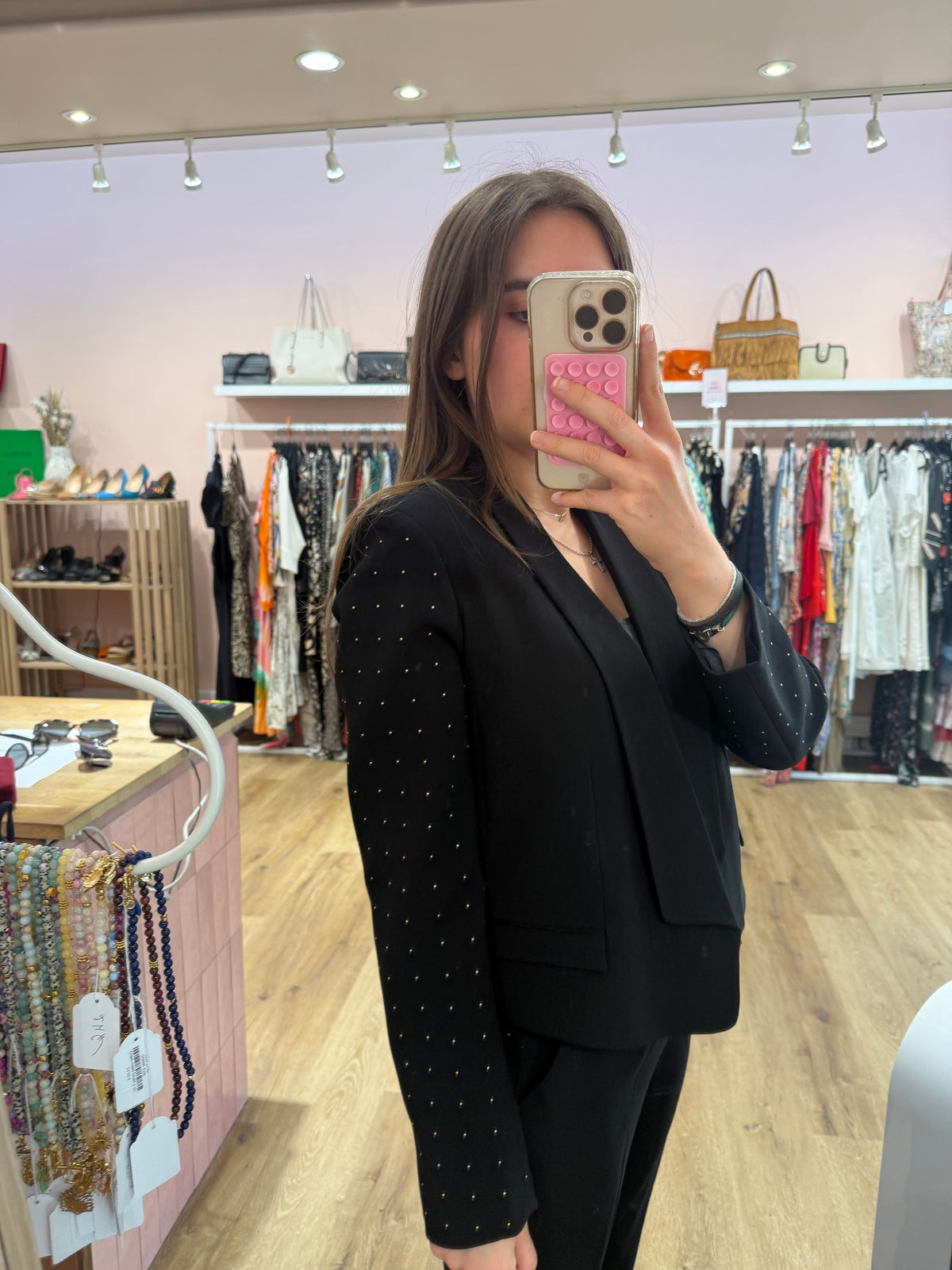 Blazer noir boutons dorés Claudie Pierlot T.40 07/06