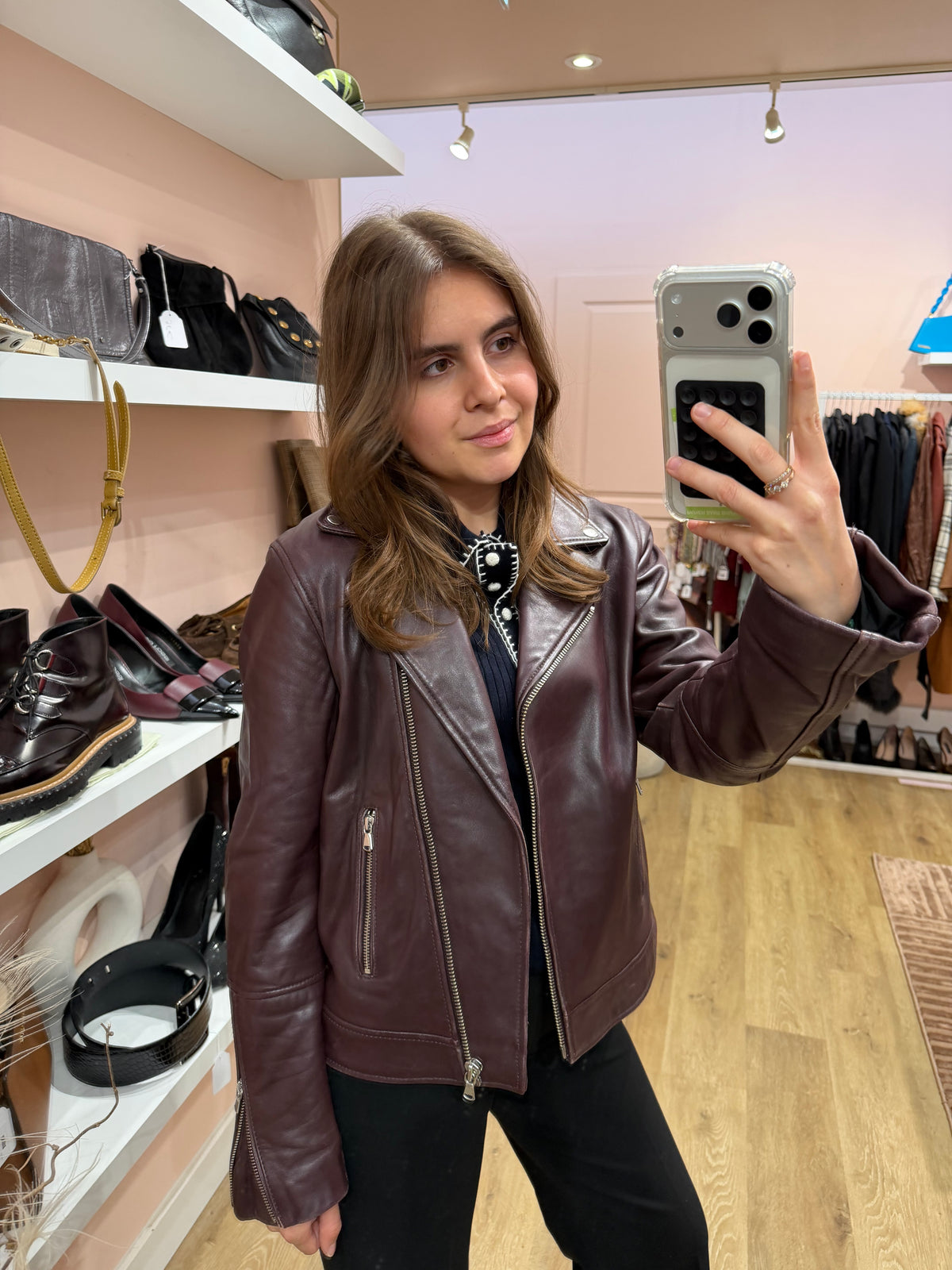 Veste en cuir Zapa T.42 09/09
