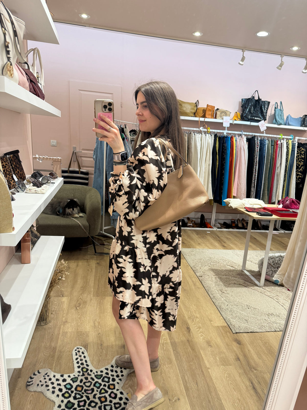 Zapa Robe Marron et beige Robe marron et beige T.L 30/06