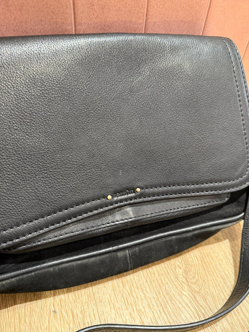 Sac noir cuir Sessun