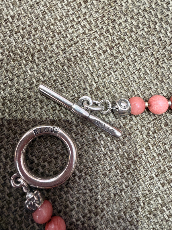Bracelet rose Blow et perles 16/06