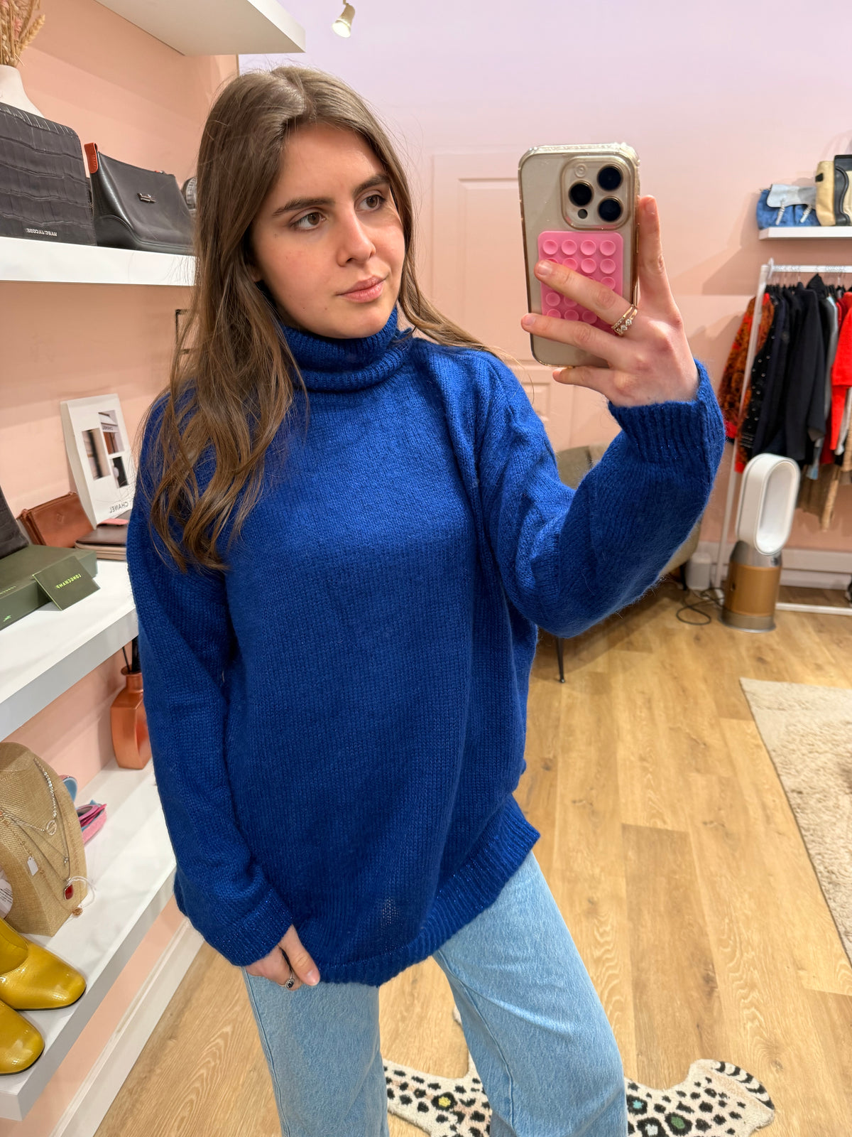 Pull bleu roi IKKS T.S