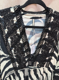 Robe noir et gris Indies T.M