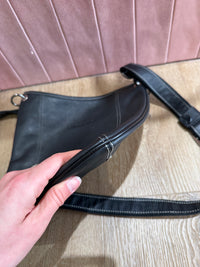 Sac Longchamp cuir noir