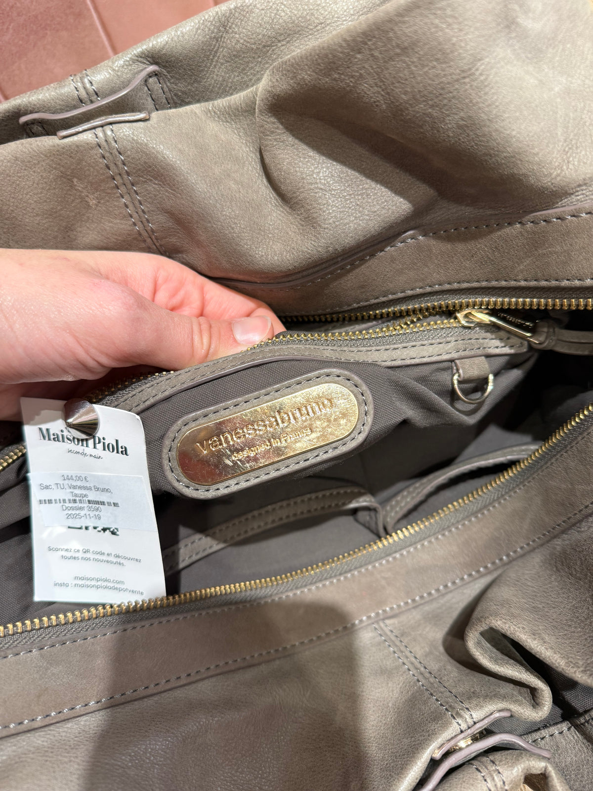 Sac, TU, Vanessa Bruno, Taupe