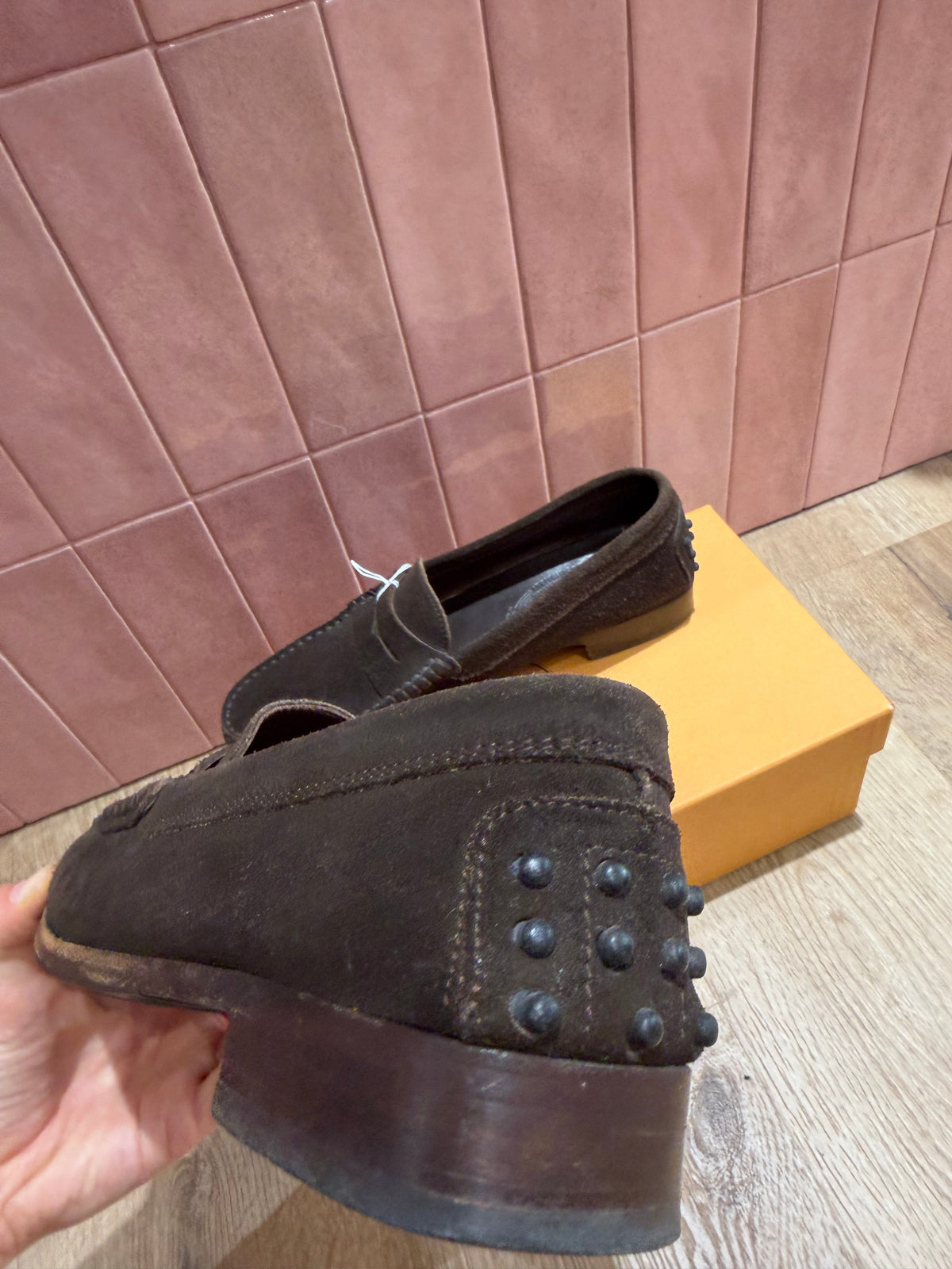 Mocassins marron Tods T.38 18/09