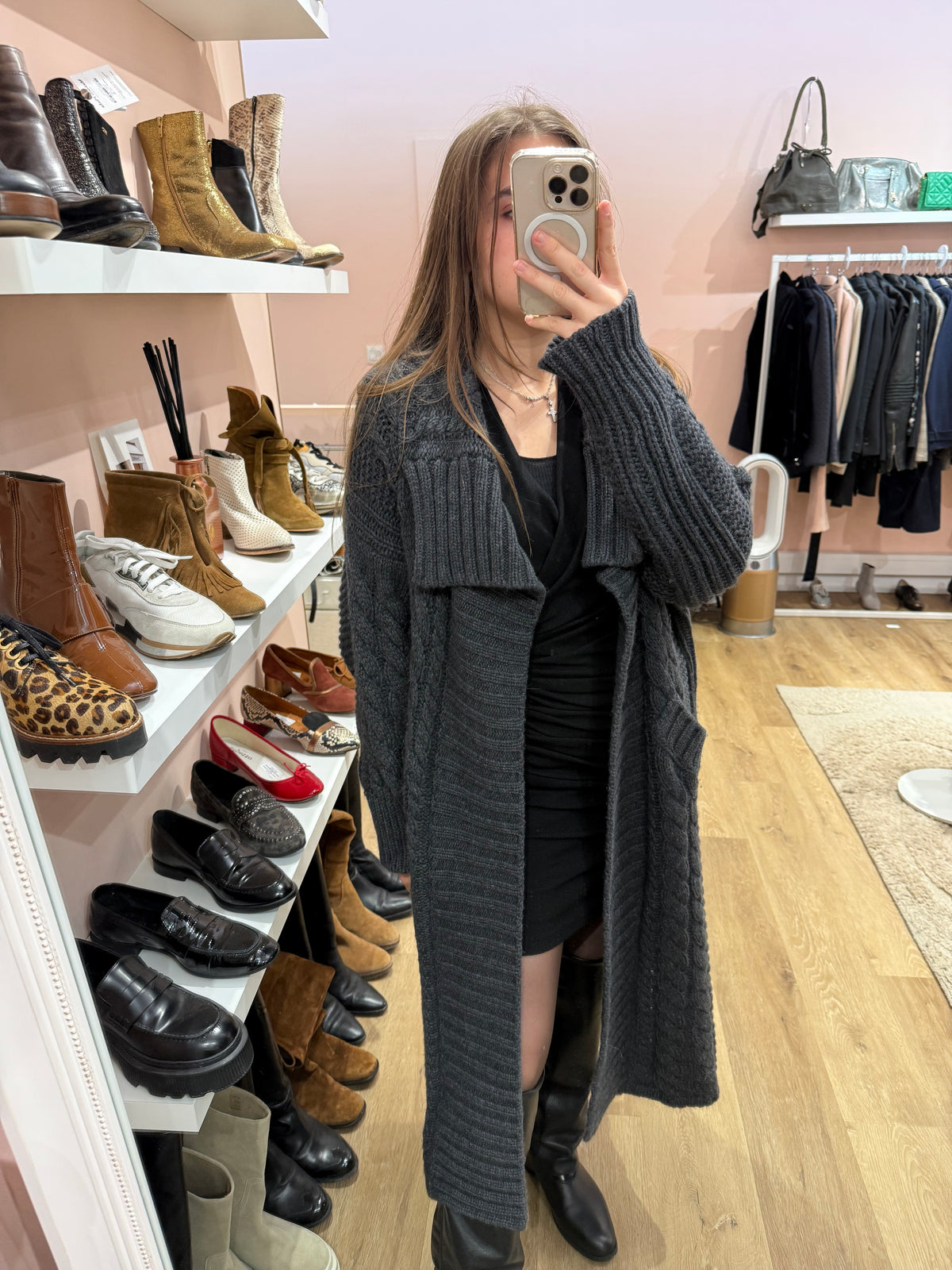 Gilet gris Ba&sh T.M/L