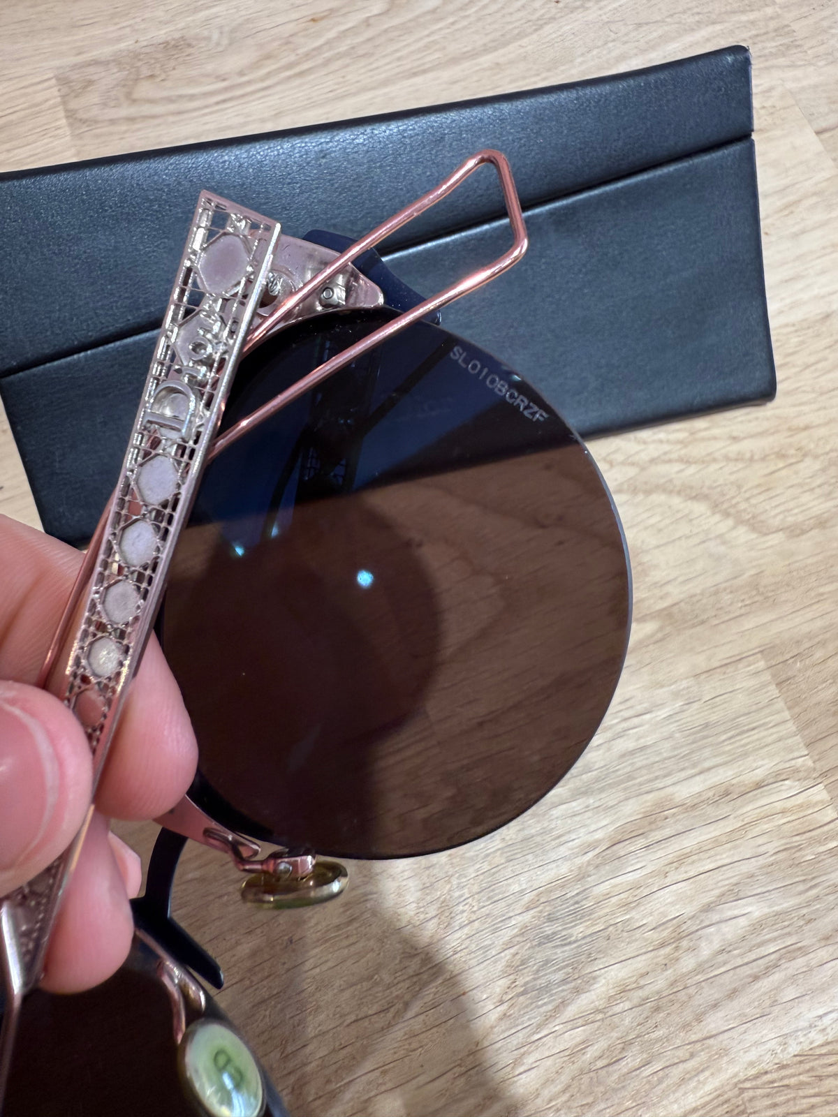 Lunettes Dior bleu TU