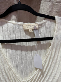 Top blanc en maille Sézane T.M