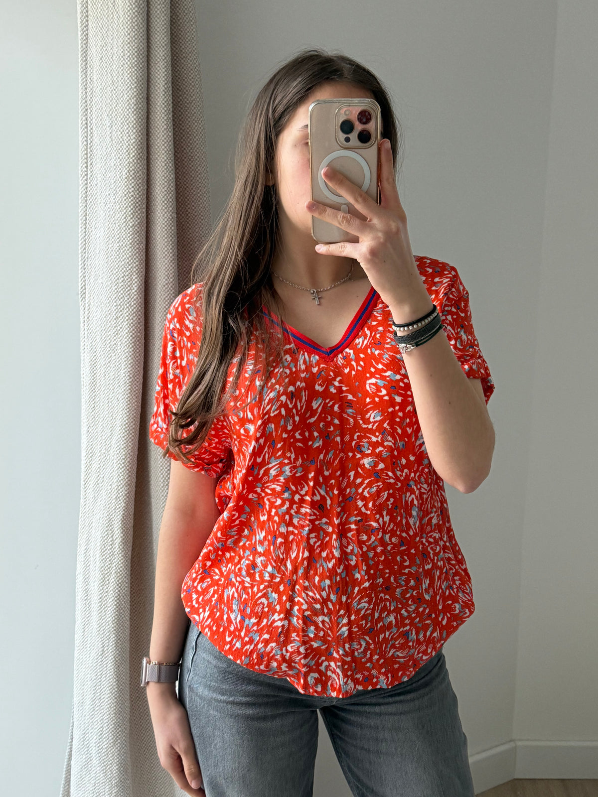 One Step - Blouse orange MC - orange - 42
