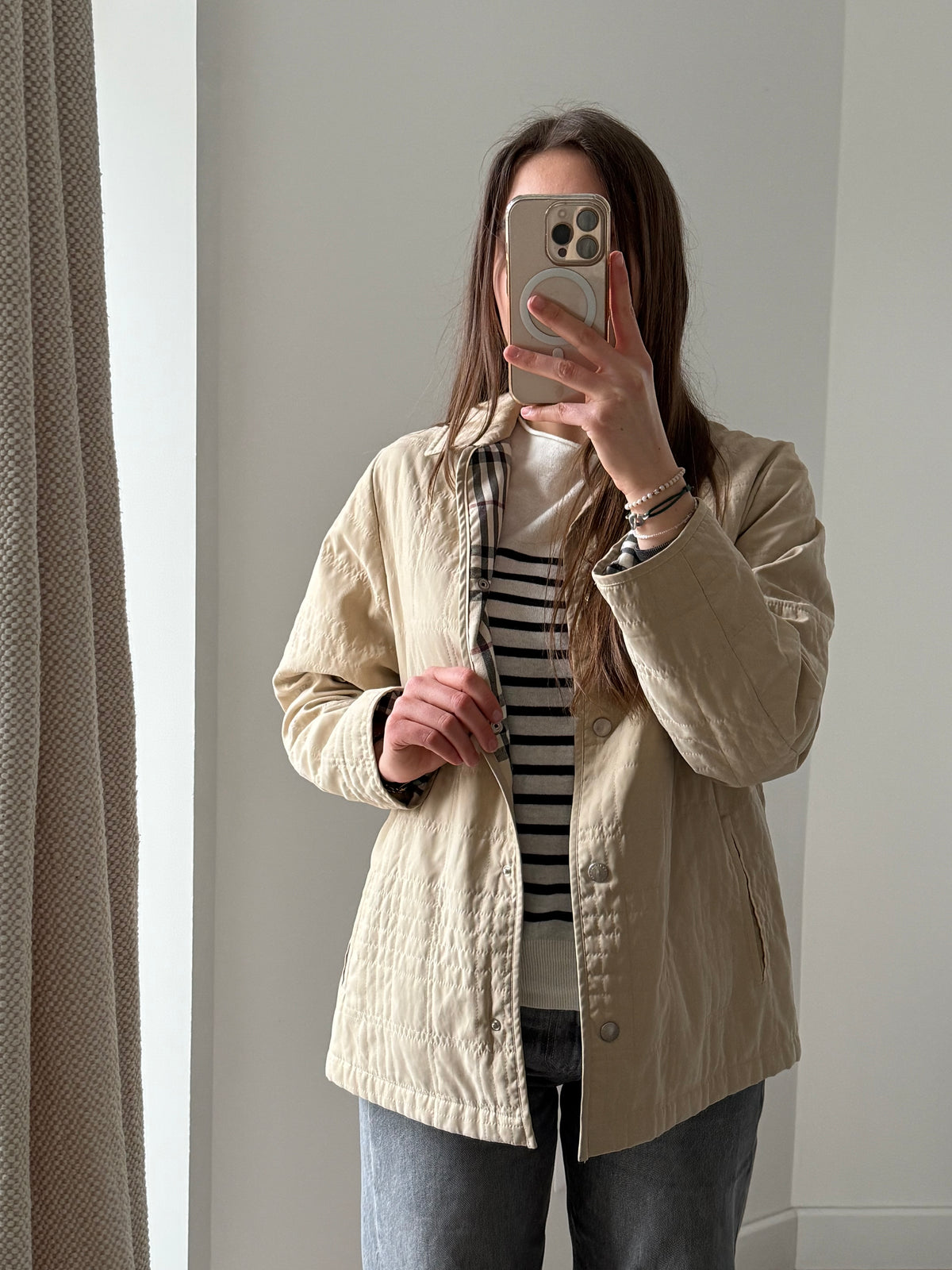 Veste Burberry beige T40