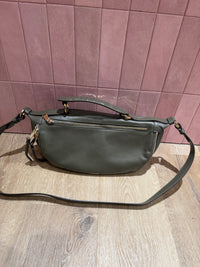 Sac lancel vert en cuir