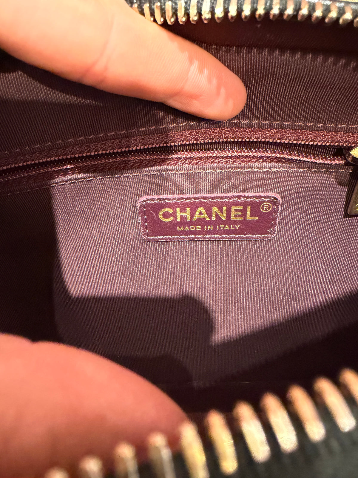 Sac caméra Chanel noir