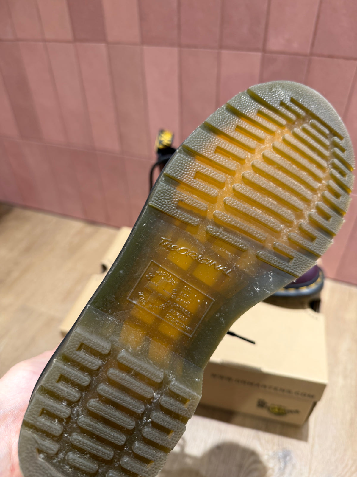 Bottines prune Dr. Martens T.37 26/09