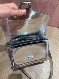 Sac argenté cuir the Kooples 19/07