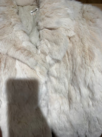Manteau vraie fourrure lapin T.38/40 18/08