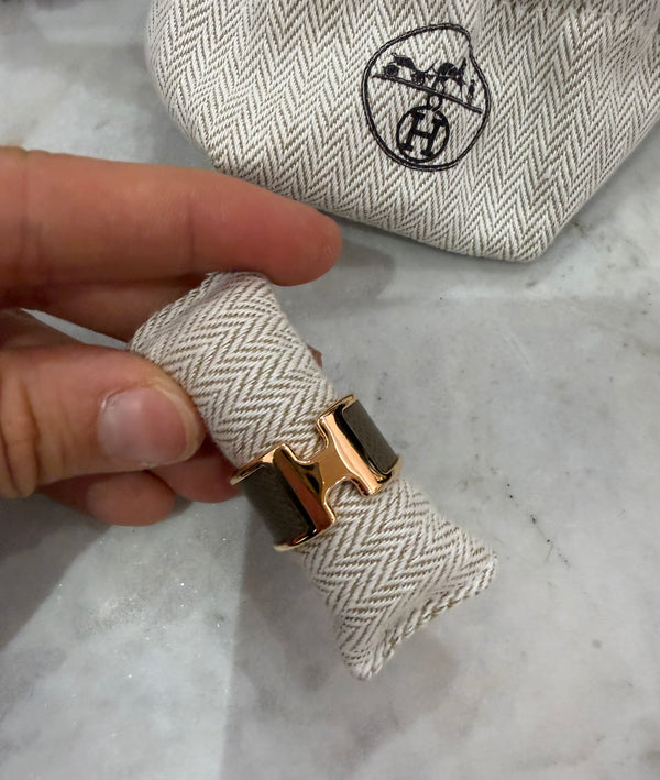 Hermès Bague étoupe T.M (54) 20/07