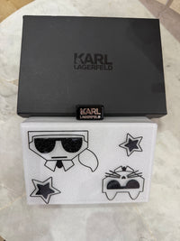 Pochette Karl Lagerfeld blanche taille unique