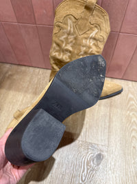 Bottes Camel T.38 Zara daim 27/05