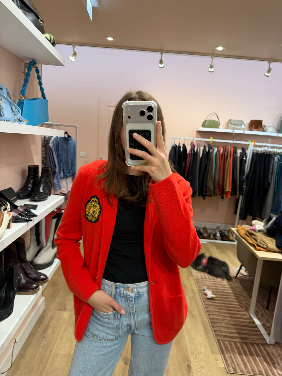 Blazer rouge Ralph Lauren - T.S 14/09