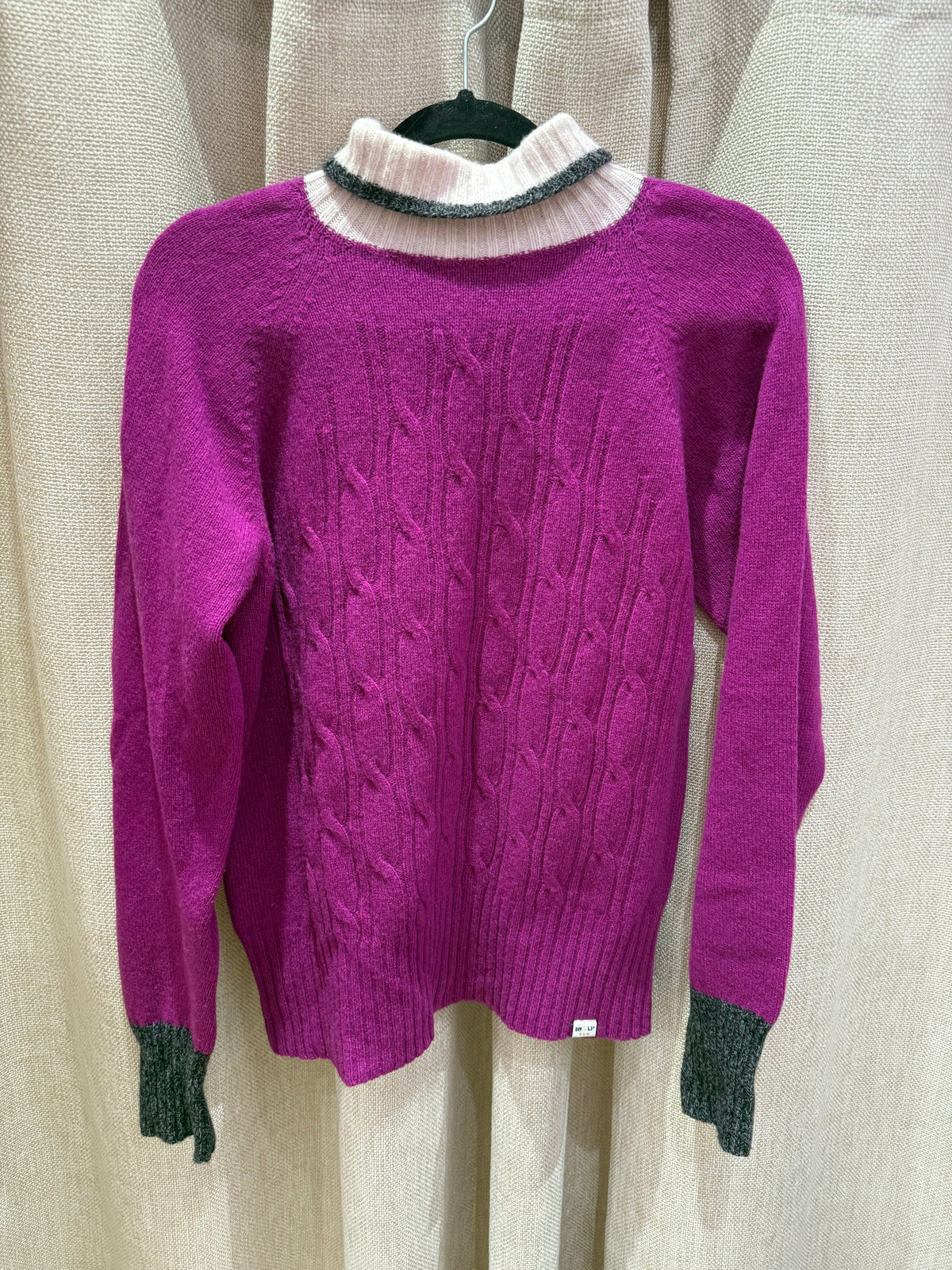 Pull violet I.Code 100% laine