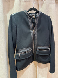 Veste en cuir Michael Kors T.S