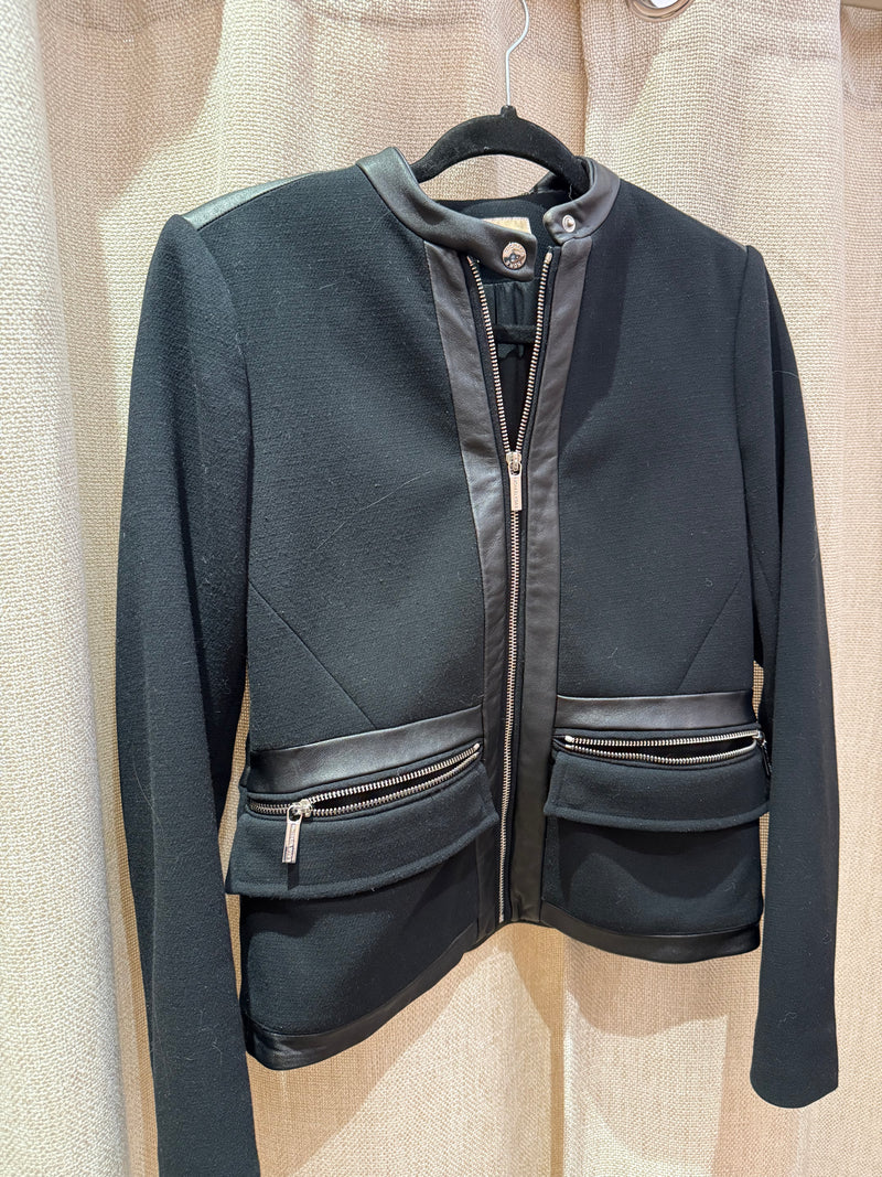 Veste en cuir Michael Kors T.S