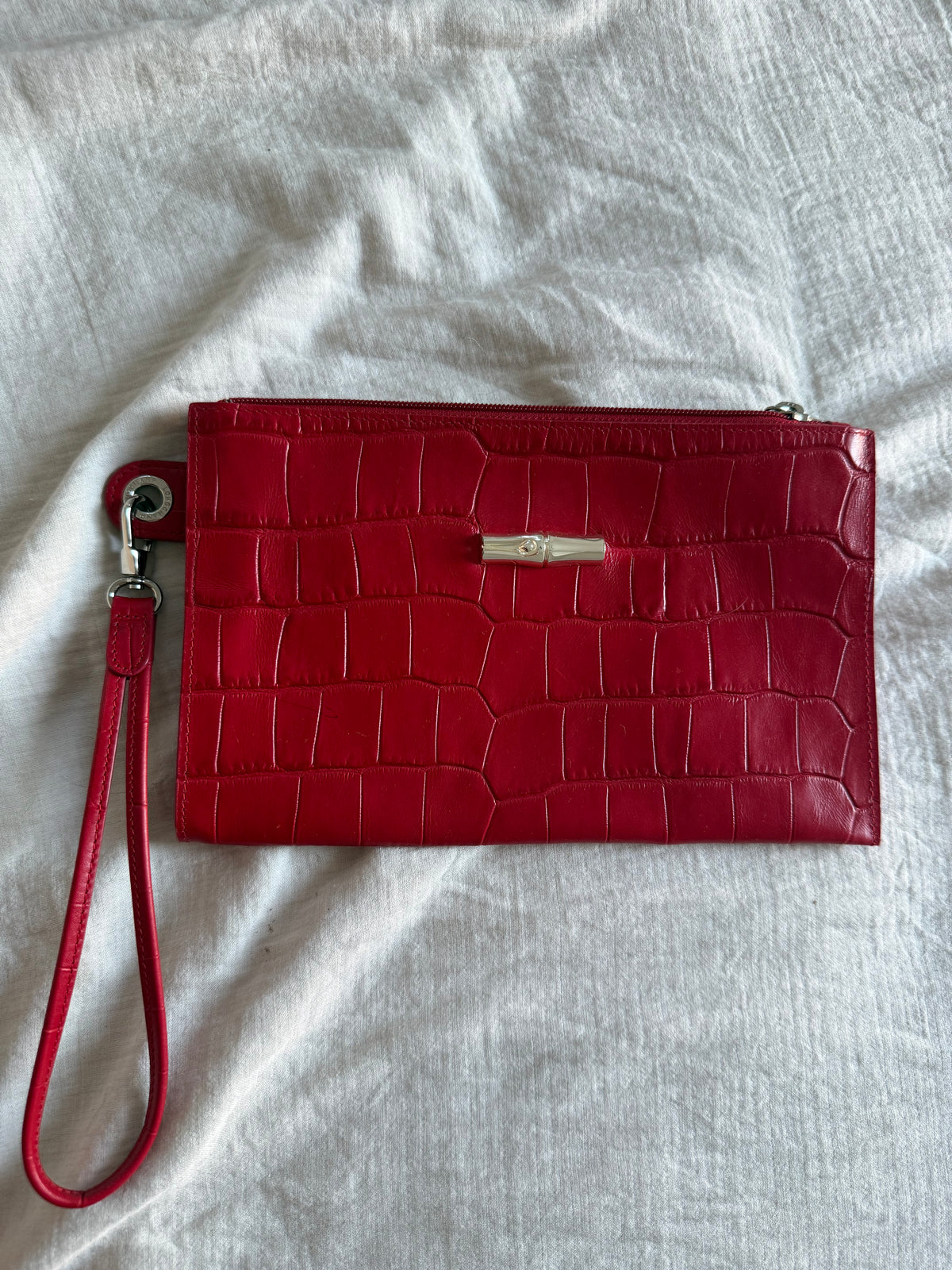 Pochette route Longchamp cuir 27/07