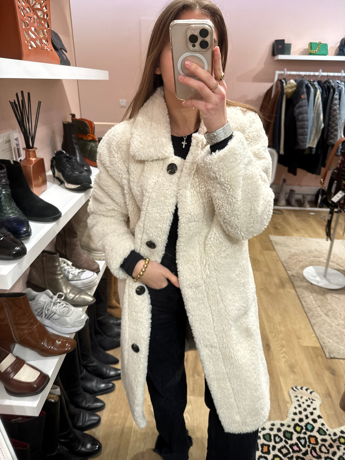 Manteau blanc maison 123 T.36