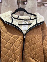 Manteau blanc I.Code fausse fourrure T.40