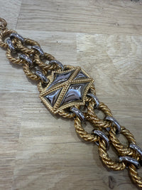 Bracelet YSL argenté Yves saint Lauren
