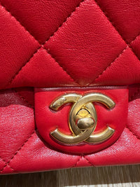 Sac Chanel timeless 27/10 rouge