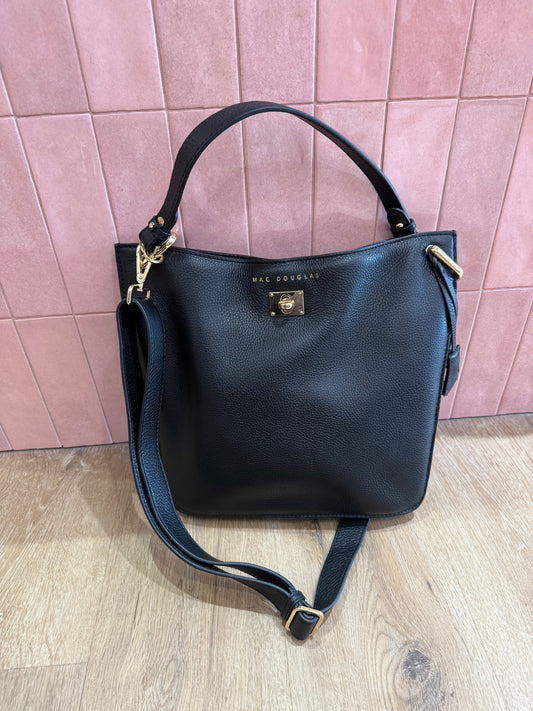 Sac Mac Douglas noir en cuir