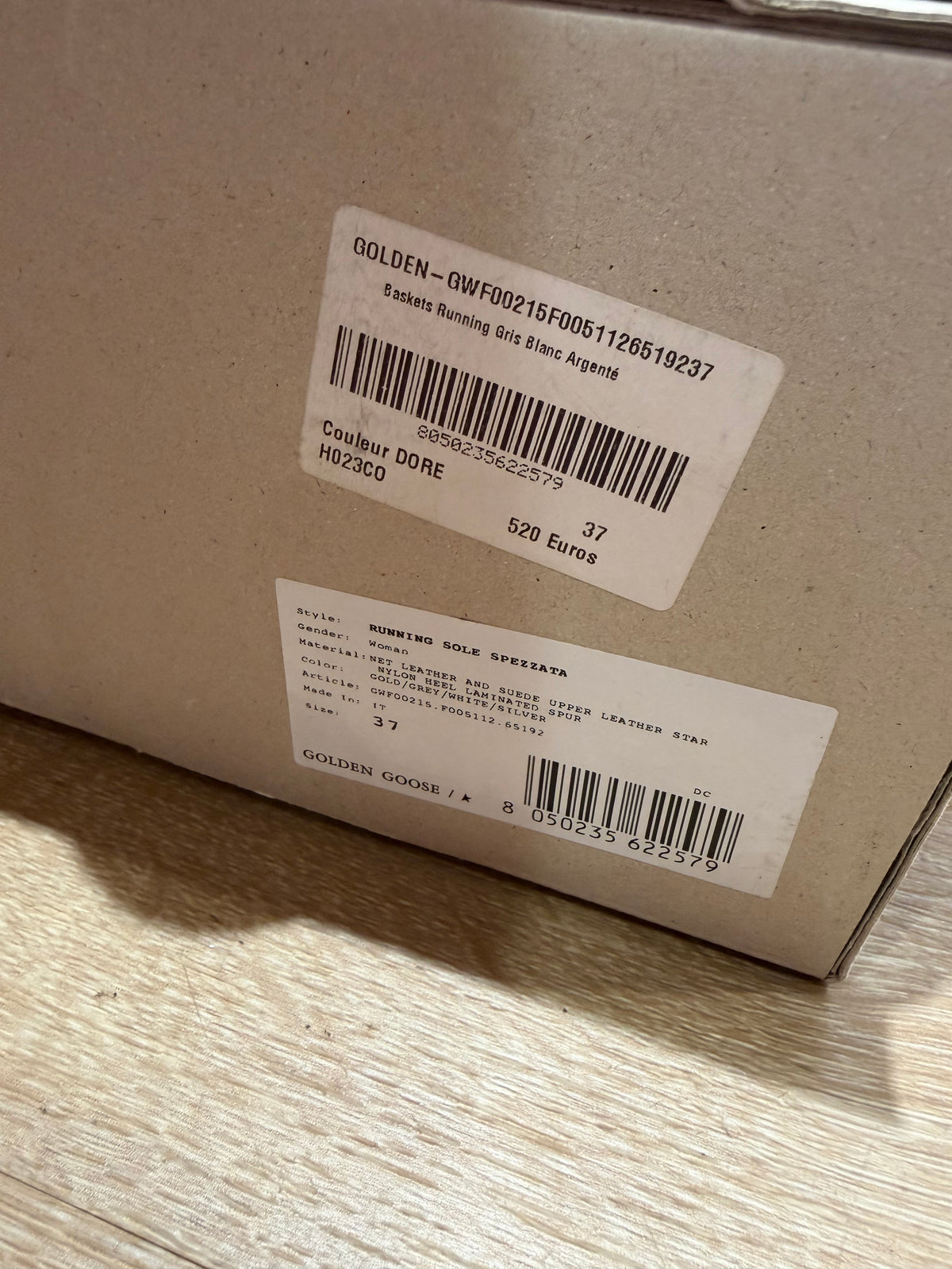 Baskets Golden Goose T.37 11/10